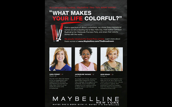 Maybelline contest winners cover